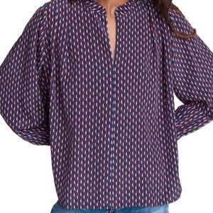 Rag & Bone 100% Silk Carly Blouse Size XS